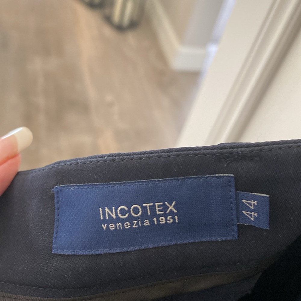 Incotex Venezia Women’s Italian made Navy pants size 44 - Picture 5 of 6
